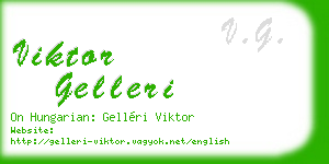 viktor gelleri business card